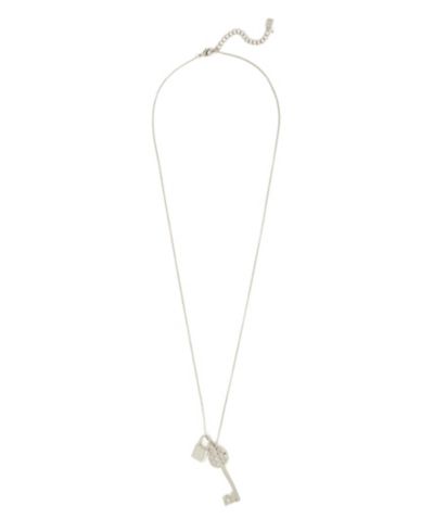 Подвеска Robert Lee Morris Soho Silver Vintage Lock Key Pendant Necklace