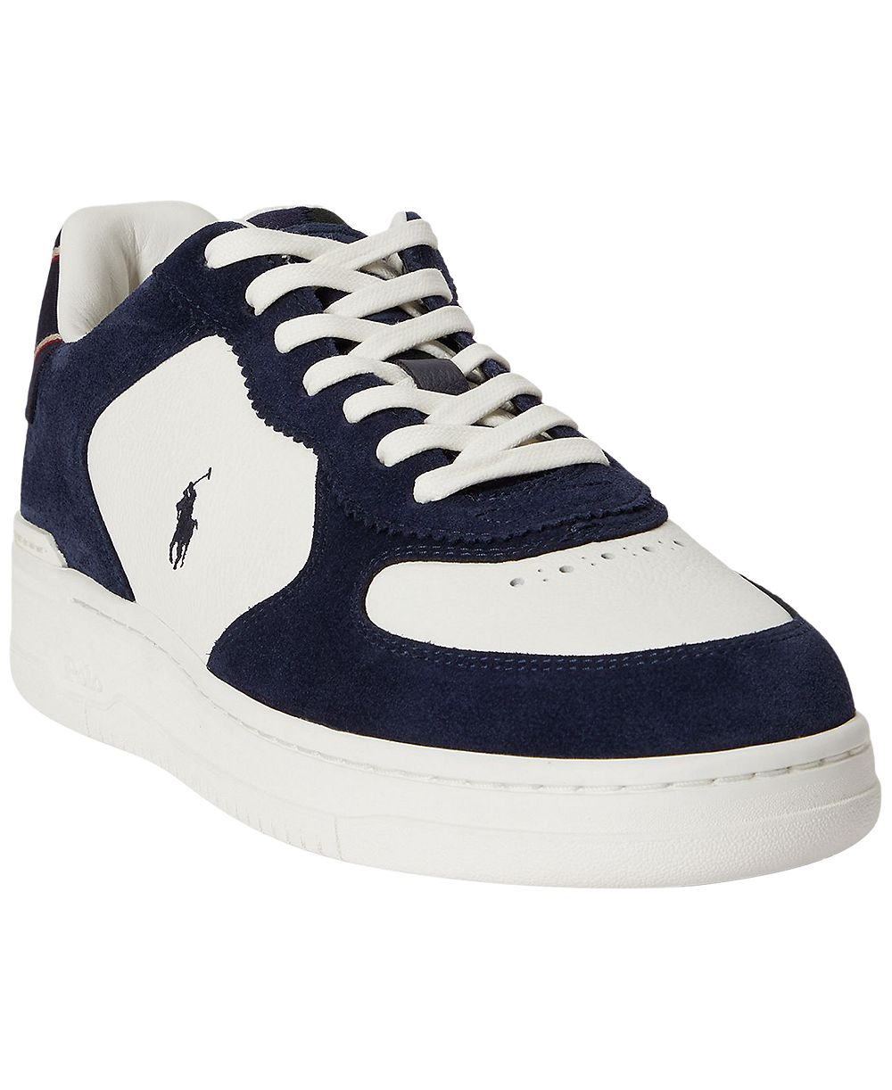 Polo Ralph Lauren Men's Masters Classic Low-Top Retro Sneakers