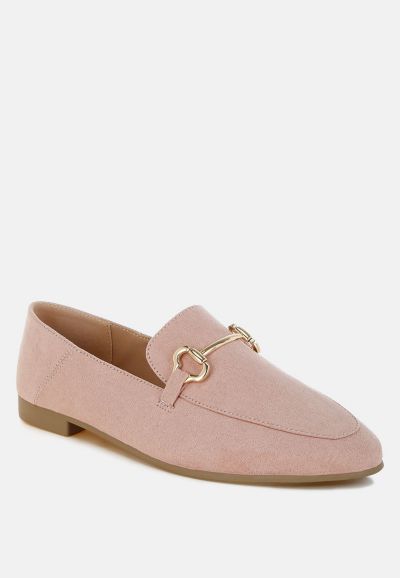 Pink faux leather