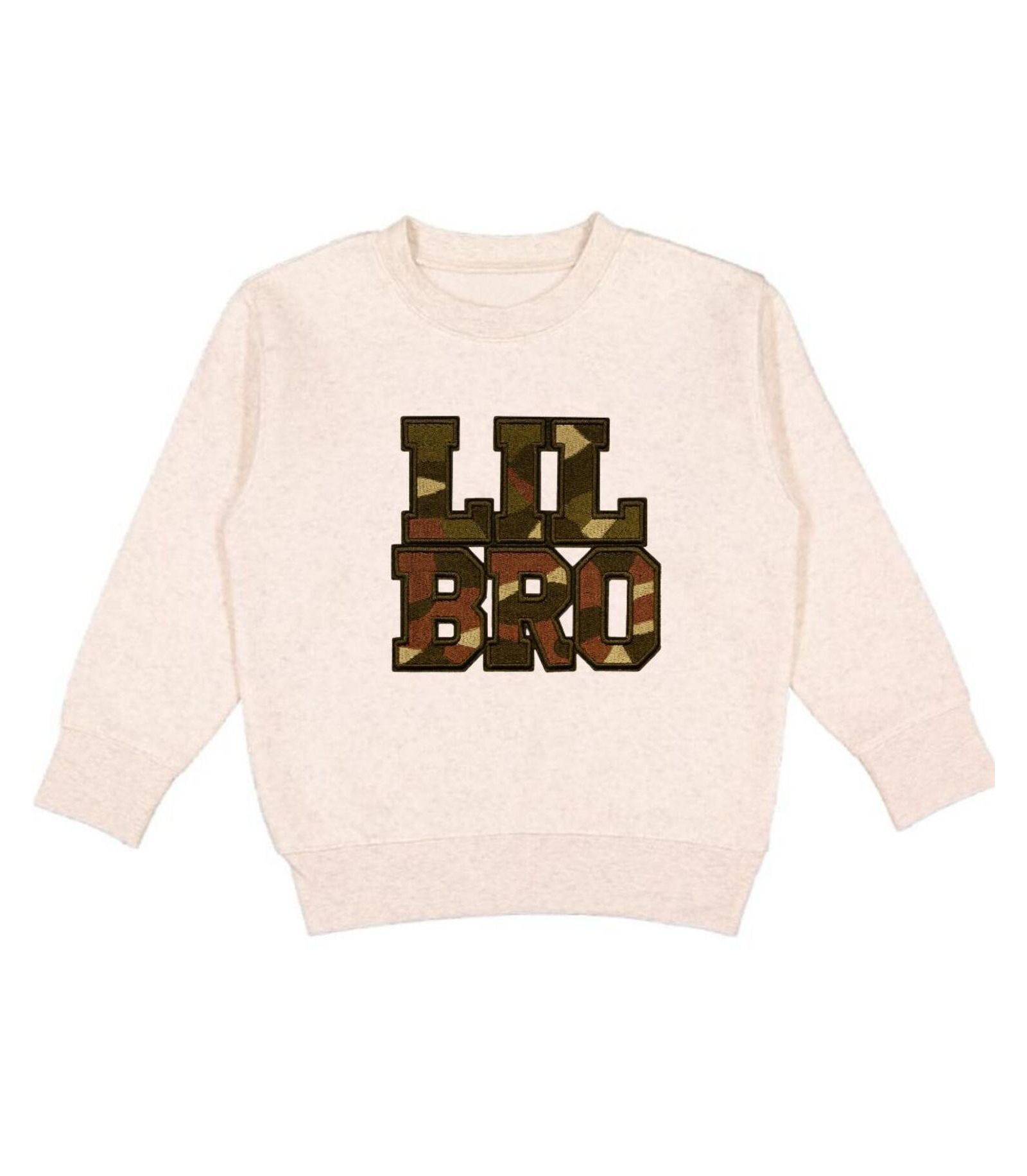 Свитшот Sweet Wink Baby Boys Lil Bro Camo Patch