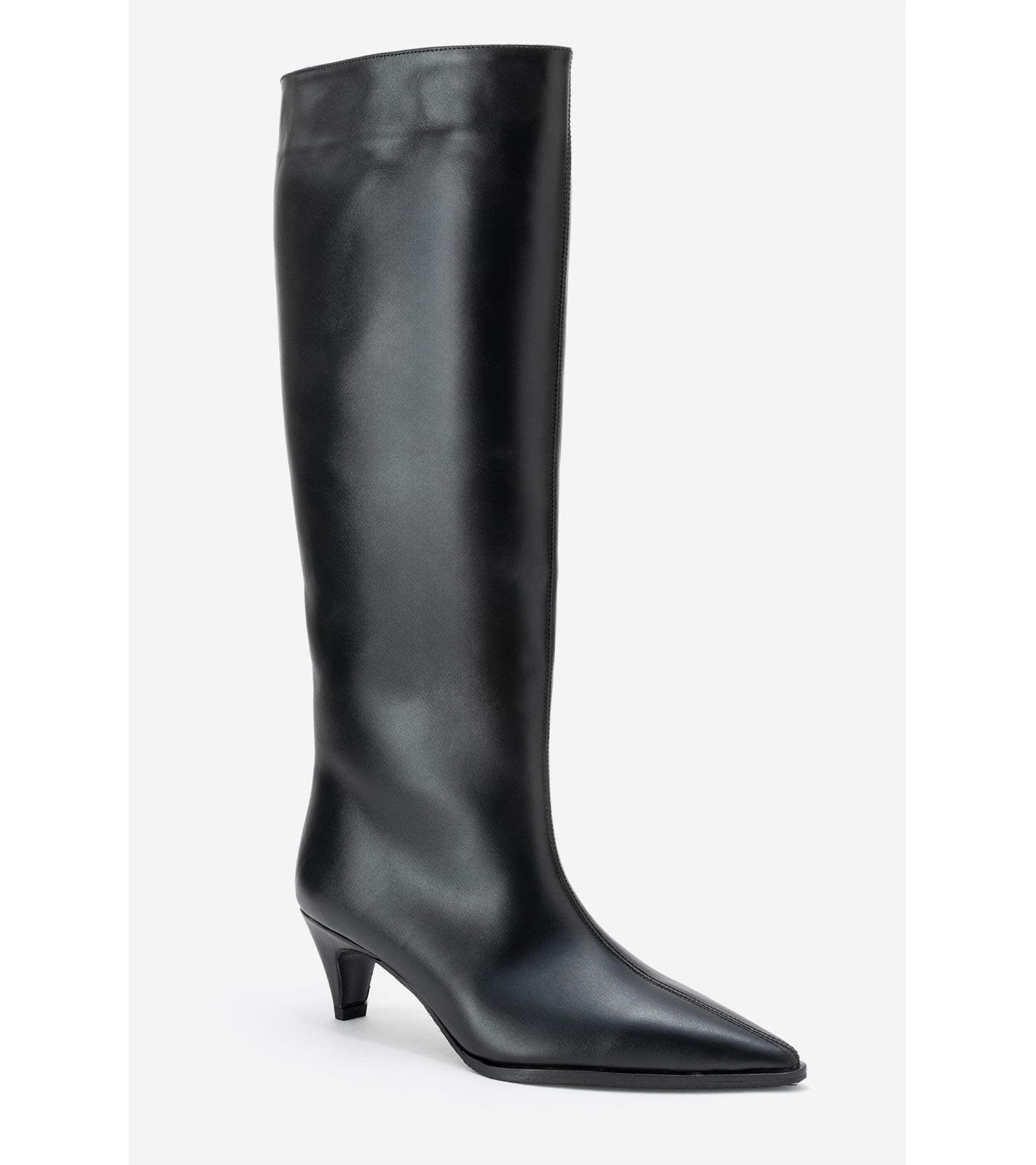 Forever & Always Shoes Women's Siora Leather Knee High Boot