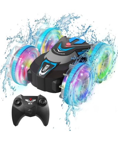 Cowin Amphibious 4WD 360-Degree Flips Remote Control Stunt Car