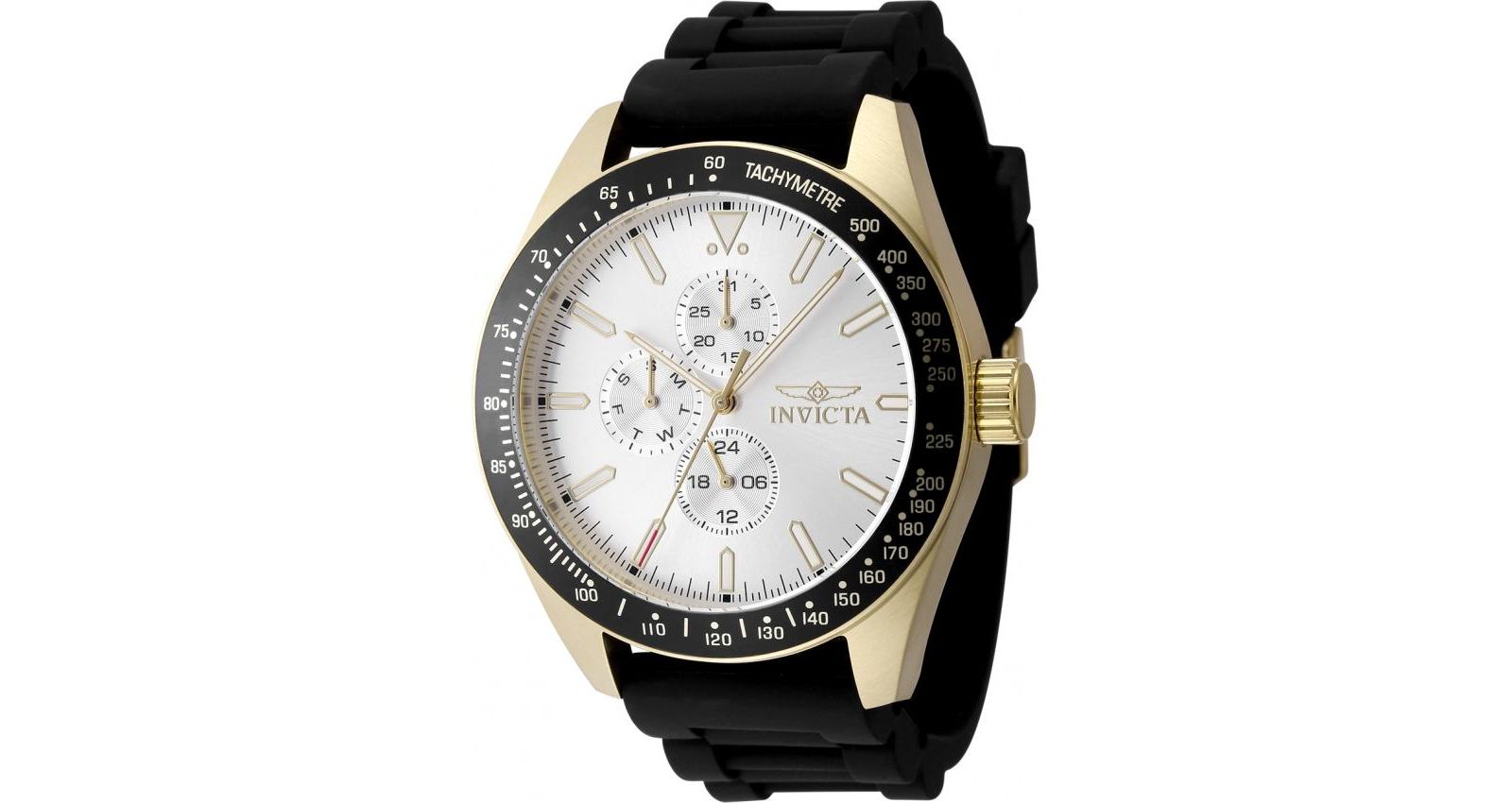 Invicta Men's 48857 Aviator Quartz VH67 Silver Dial Watch