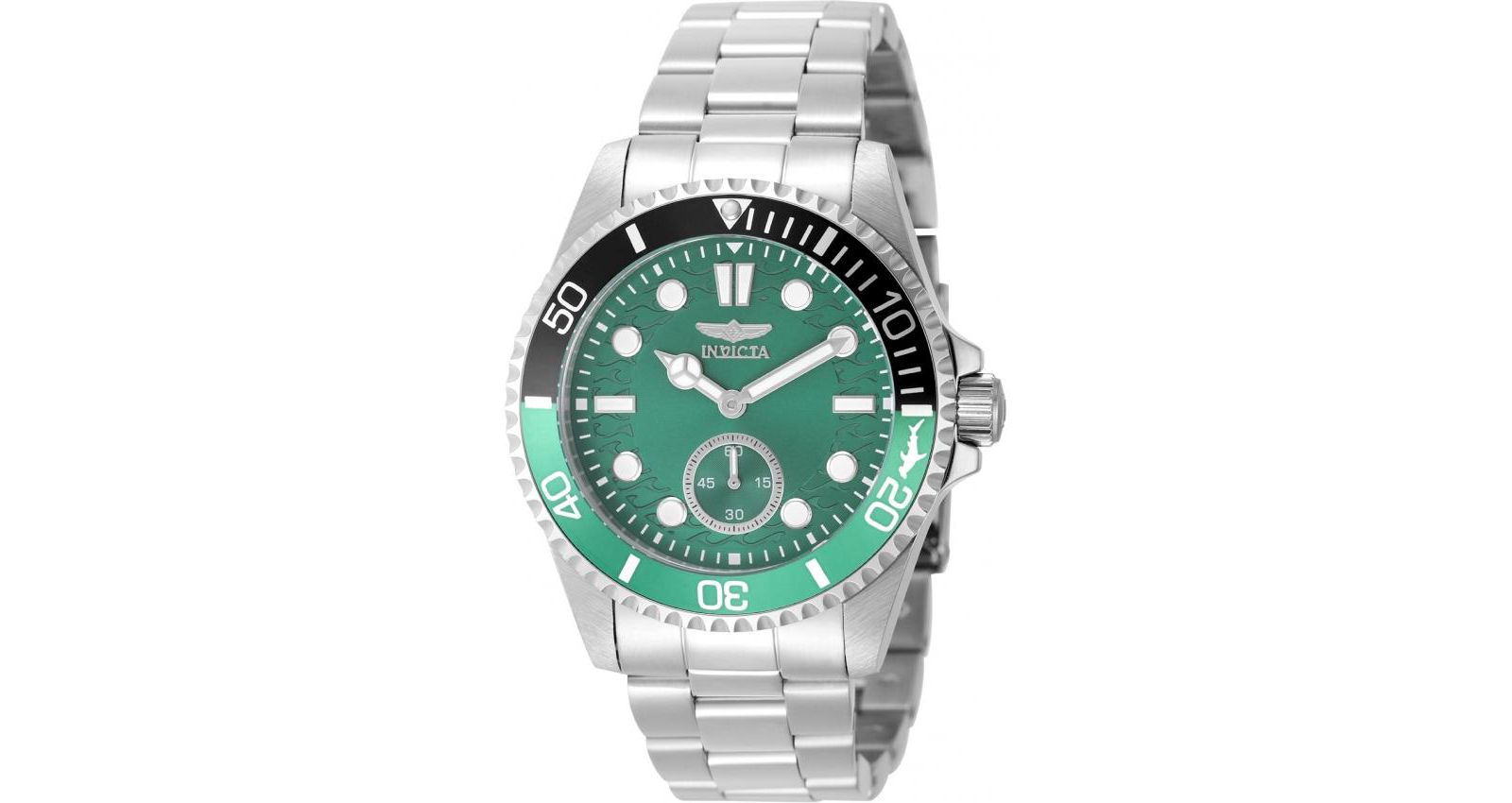 Invicta Men's 49433 Pro Diver Quartz VD78 Green Dial Watch
