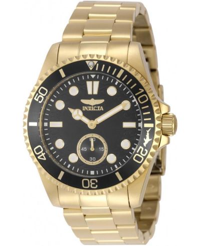 Invicta Men's 49429 Pro Diver Quartz VD78 Black Dial Watch