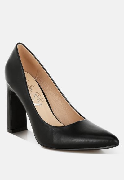 London Rag Women's Shacarri Faux Leather Pumps