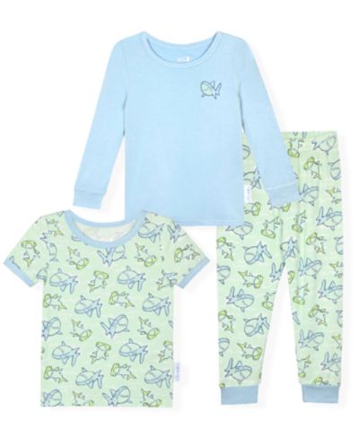 Детский пижамный набор Max & Olivia Shark Print 3-Piece