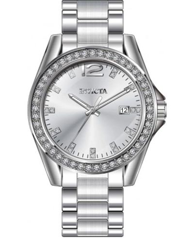 Invicta Women's 49846 Angel Quartz PC32 Silver Dial Watch
