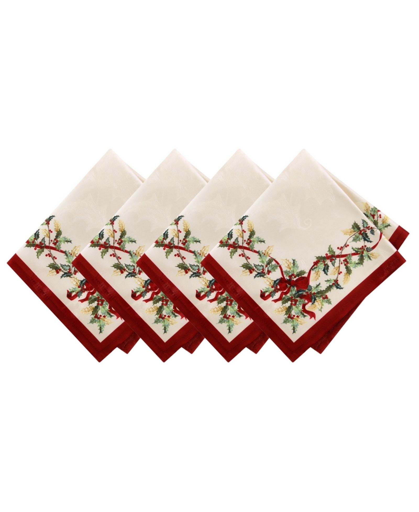 Салфетки Villeroy & Boch Winter Bows and Garland, набор из 4 шт