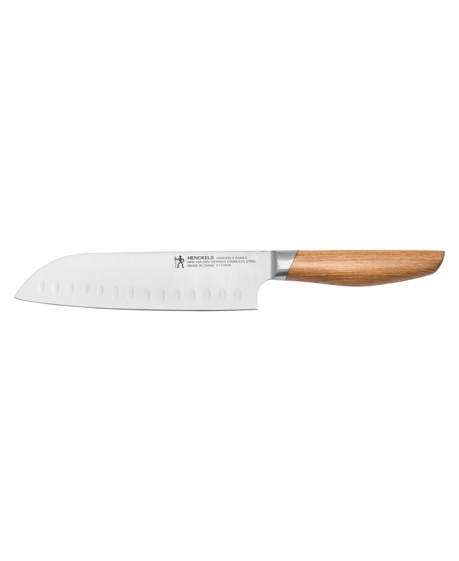 Нож Santoku Henckels Pakka 7"