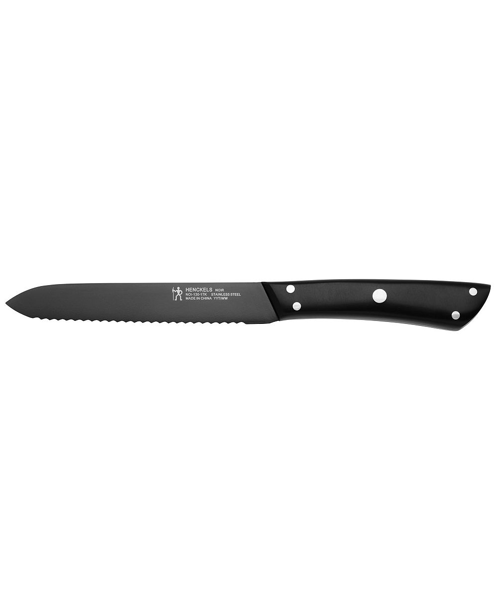 Нож Henckels Noir 5" Serrated Utility