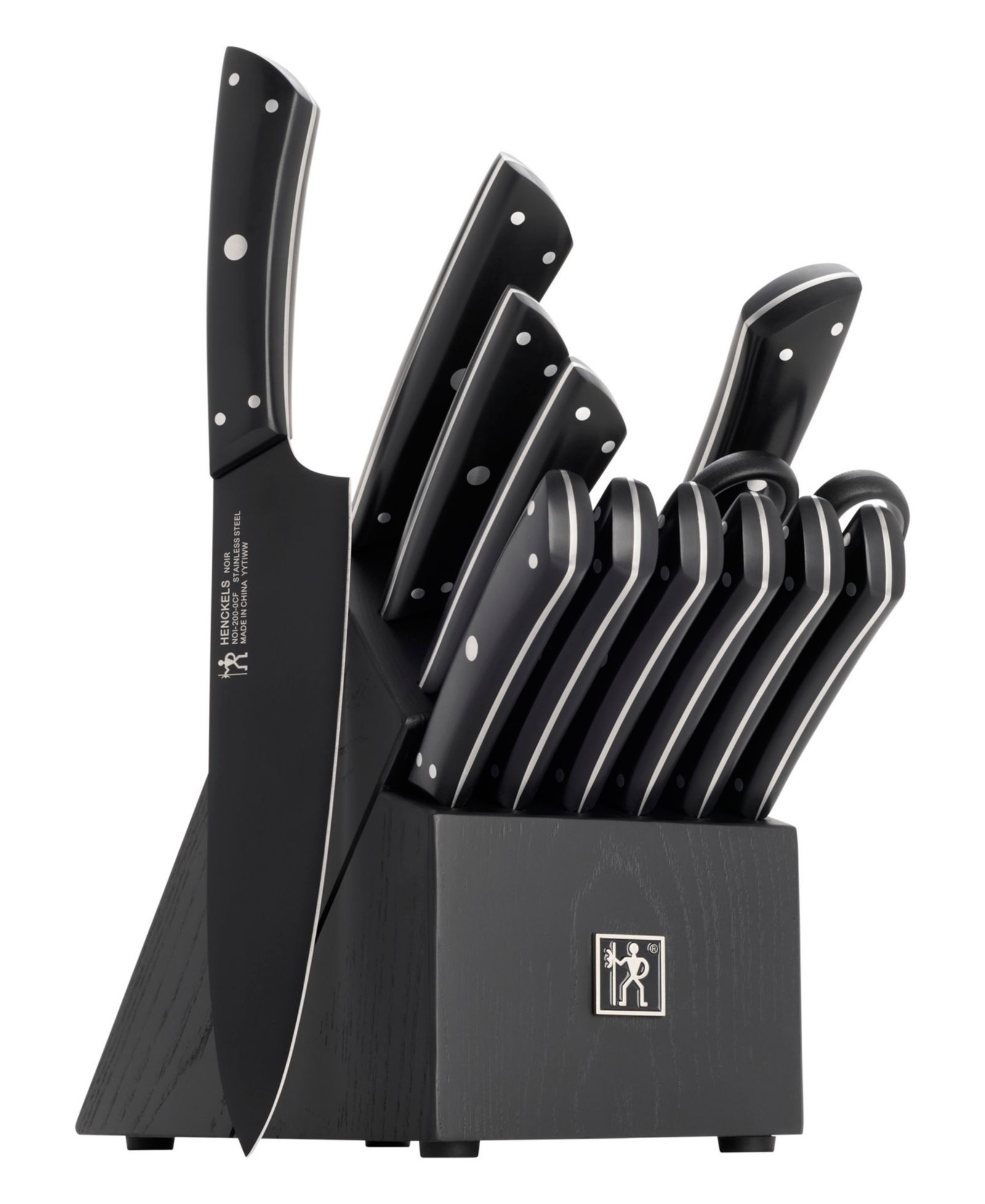 Henckels Noir 13-Pc. Knife Block Set
