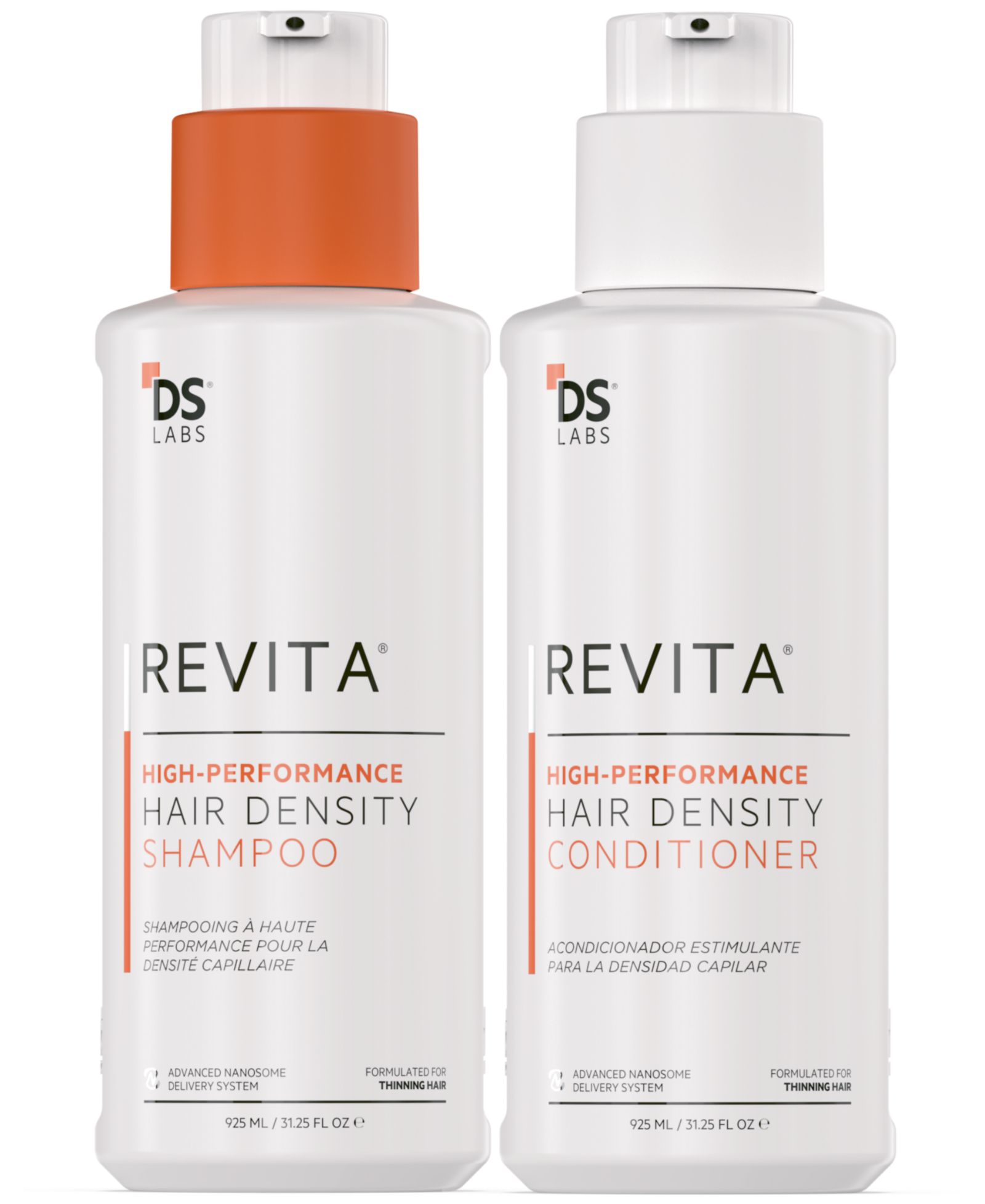DS Laboratories Набор Revita High-Performance: шампунь и кондиционер для густоты волос, Jumbo Kit