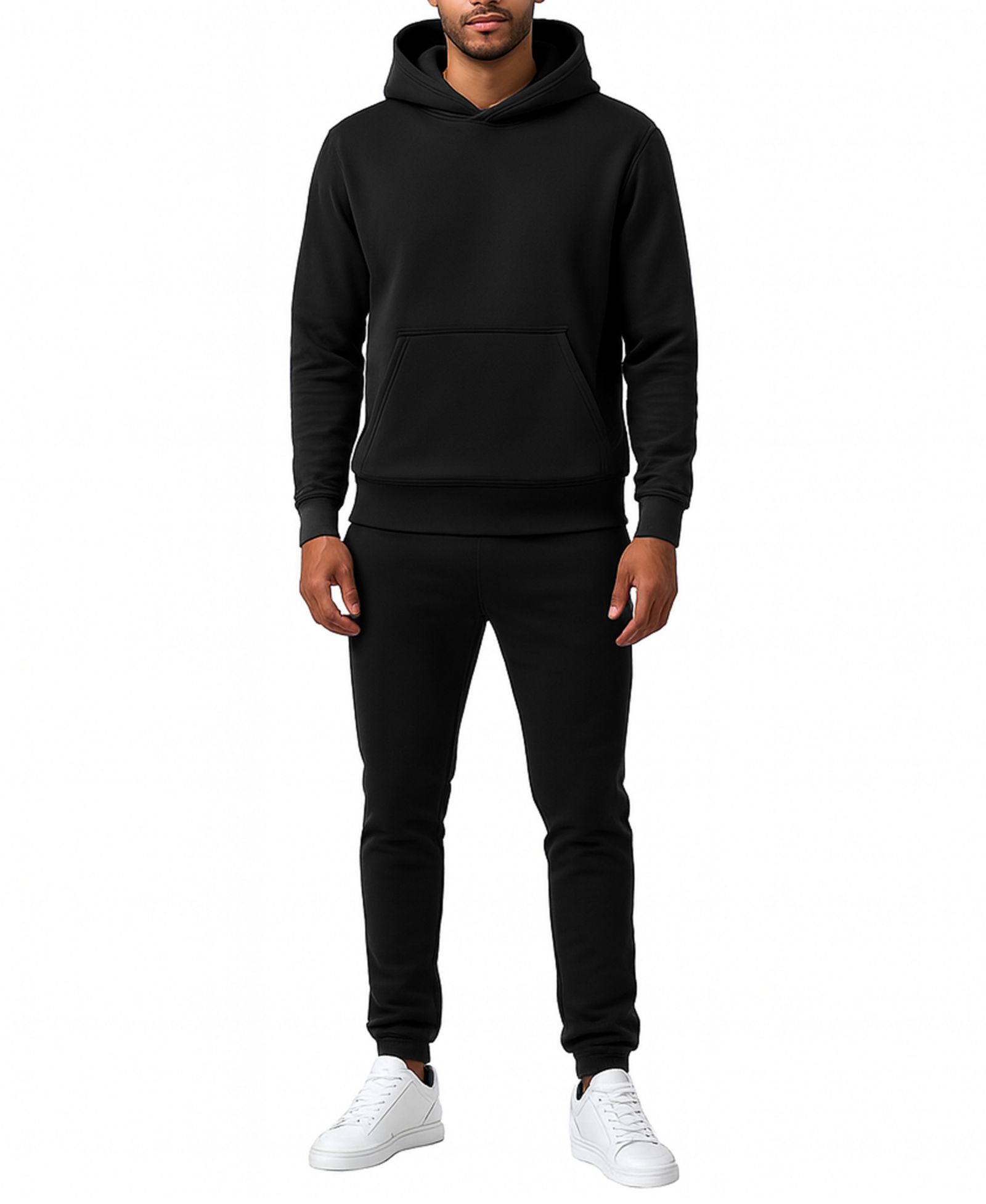 Galaxy By Harvic Men's Pull-On Hoodie and Sweatpants, 2-Piece Set