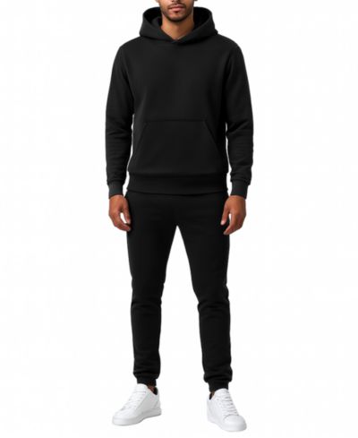 Galaxy By Harvic Men's Pull-On Hoodie and Sweatpants, 2-Piece Set