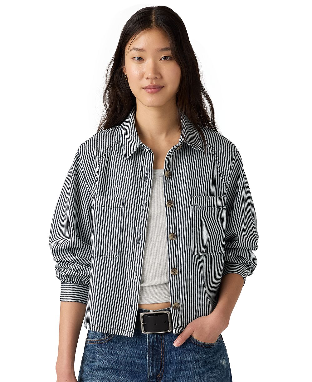 Levi's Женский длинный рукав Utility Crop Top