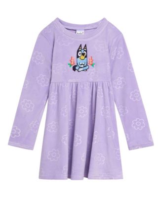 Bluey purple floral