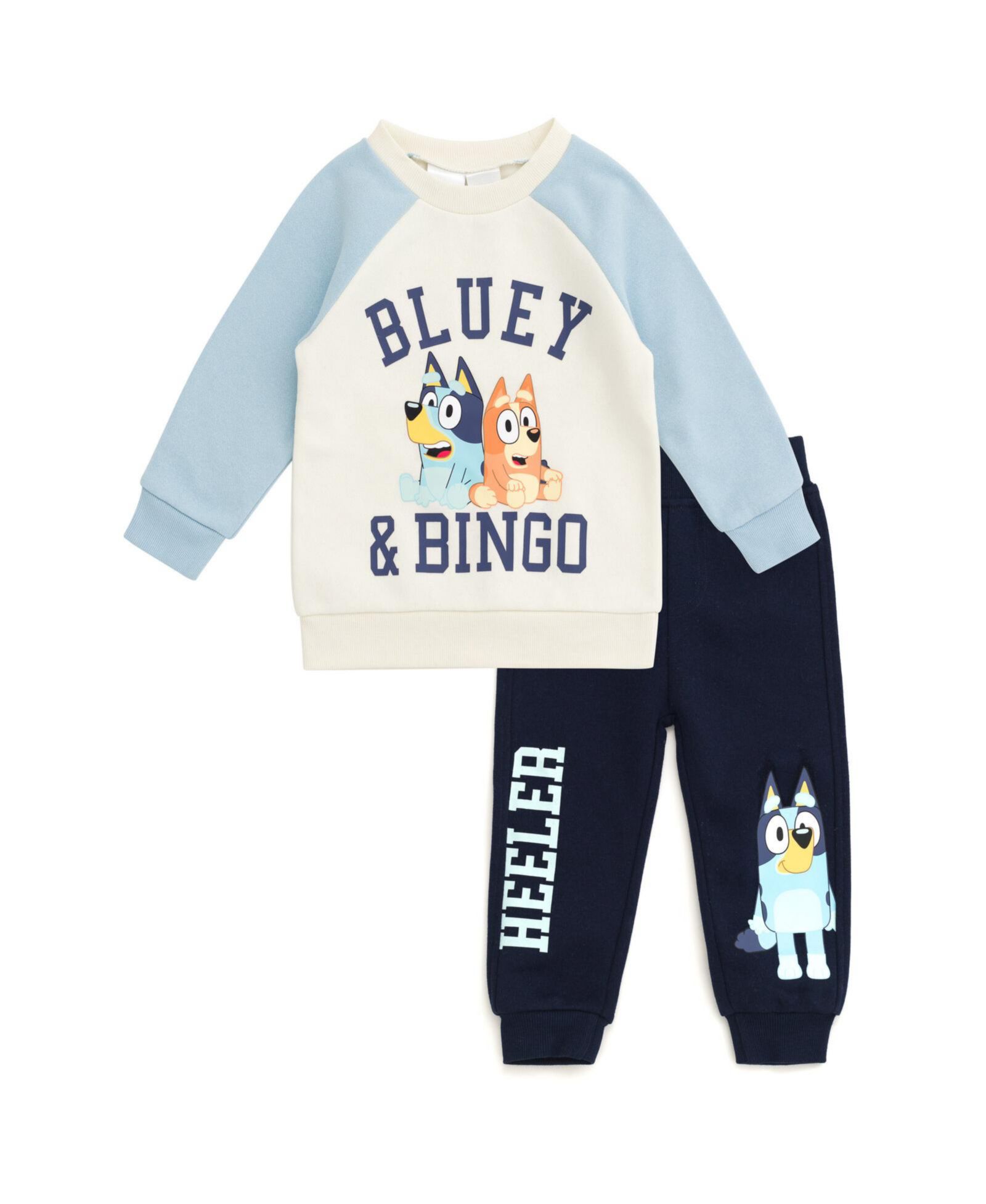 Bluey детский набор из 2 предметов: флисовая толстовка и брюки
