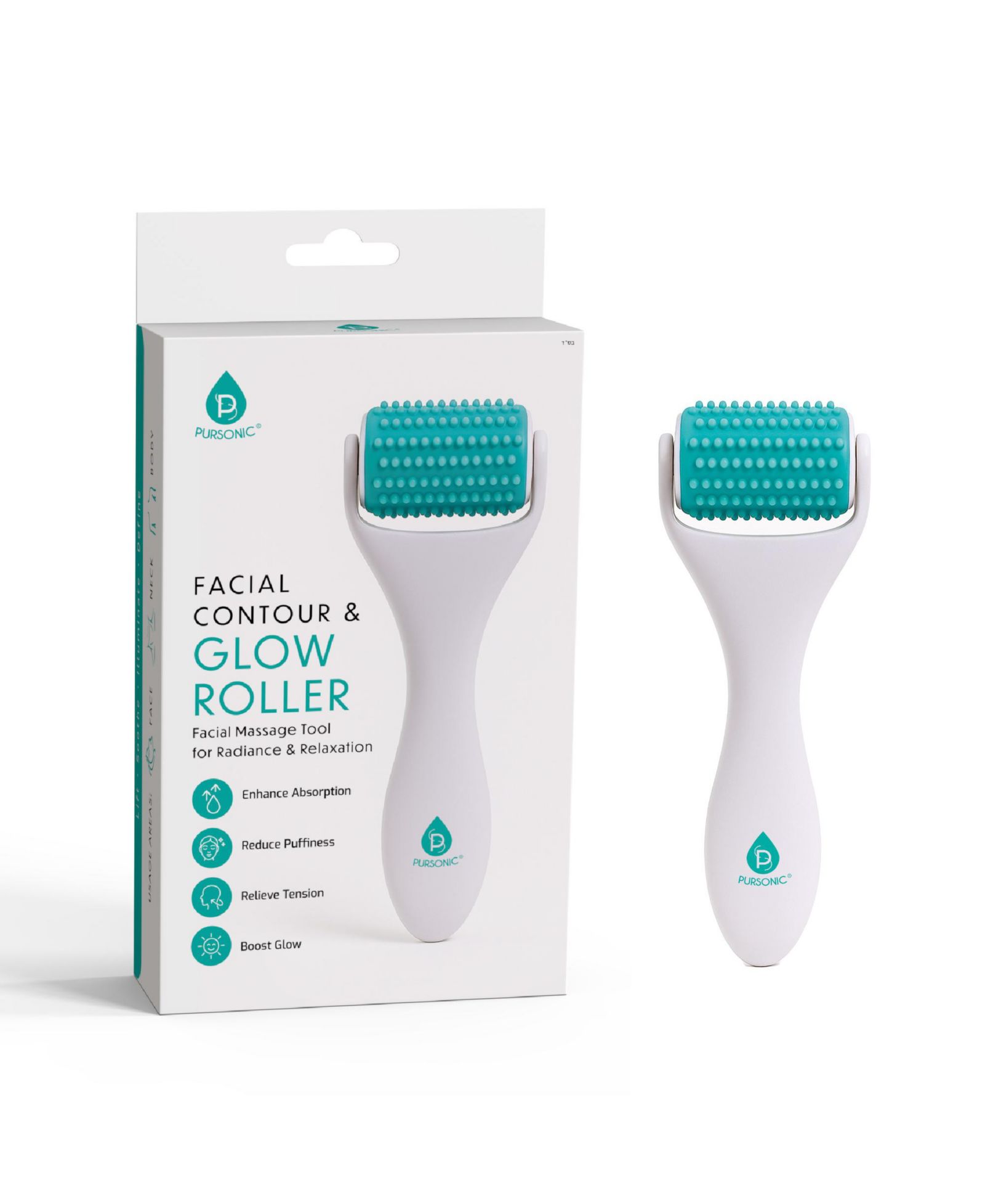 Роллер для лица PURSONIC Facial Contour & Glow Roller
