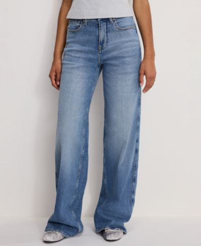 Good American Женские Skate Wide Leg Jeans