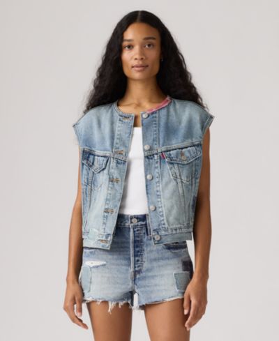Levi's® Premium Women's Relaxed-Fit Sleeveless Trucker Jacket