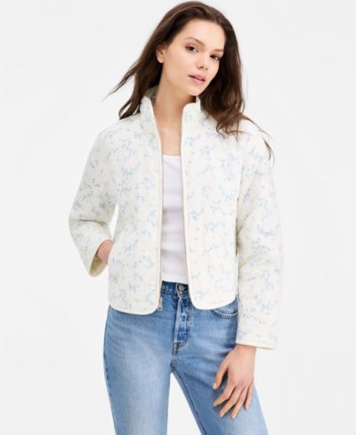 Женская стеганая куртка Levi's Women's Quilted Short Liner Zipper Jacket