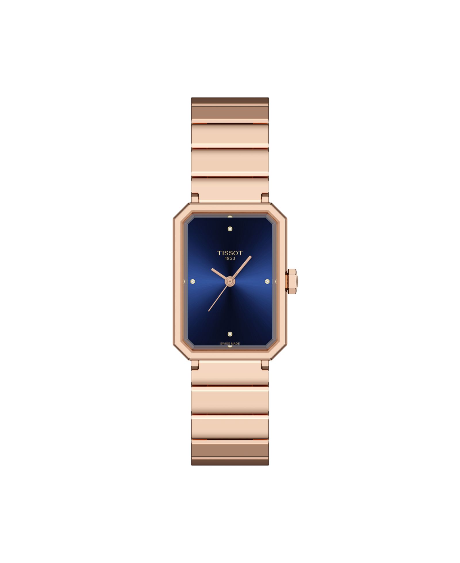 Tissot Женские наручные часы из розового золота и нержавеющей стали, 21.80mm