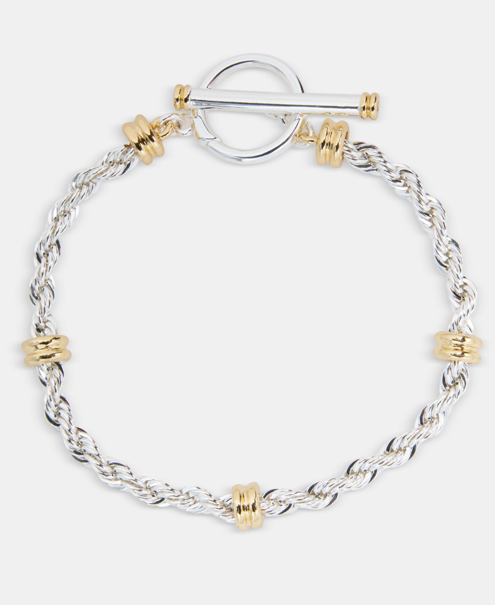 Браслет Lauren Ralph Lauren Two-Tone Rope Link Toggle