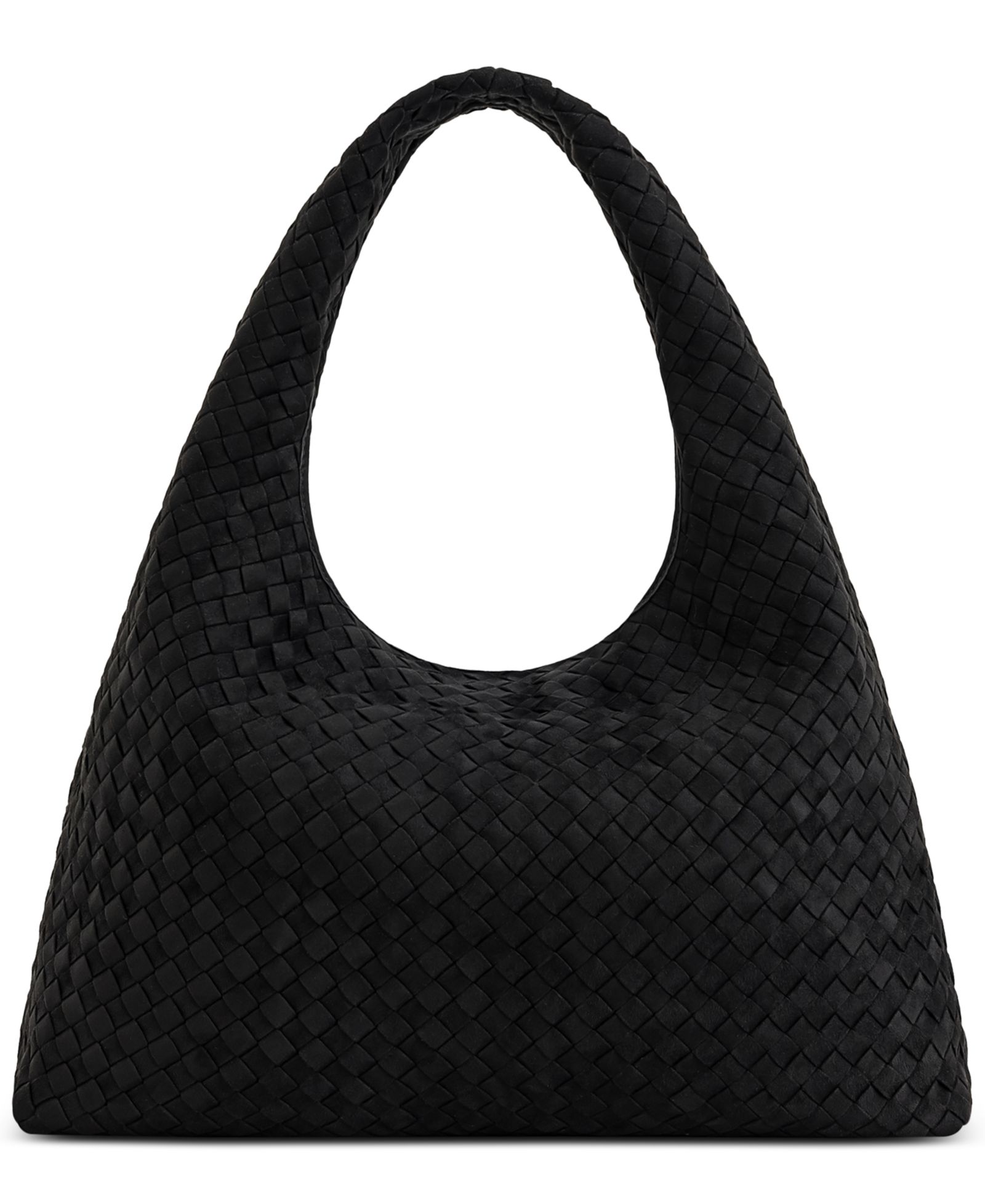 JW PEI Laura Faux Suede Woven Extra-Large Shoulder Handbag