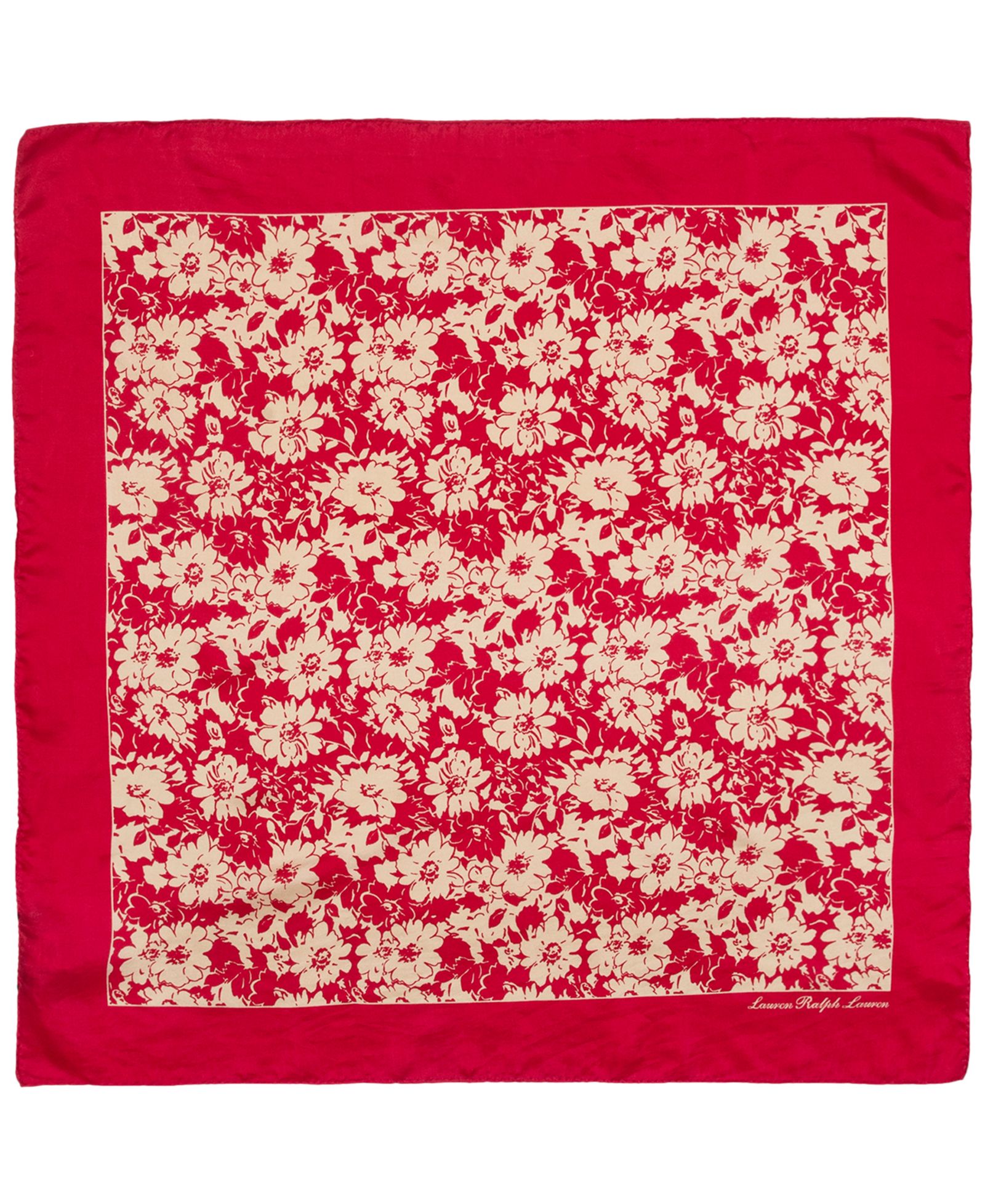 Lauren Ralph Lauren Spring Flowers Small Square Scarf