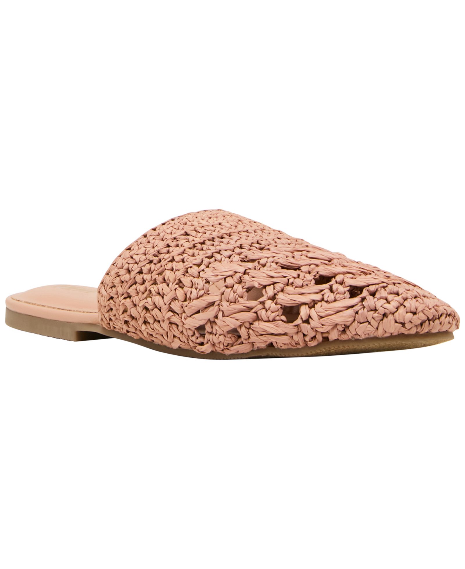 Anne Klein Women's Sam Woven Crafted Slip On Mules