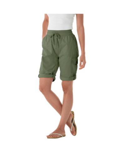 Женские шорты-бермуды Woman Within Convertible Length Cargo