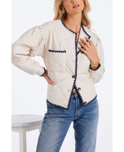 Женская стеганая куртка Bishop + Young Brooklyn Whipstitch Quilted Jacket