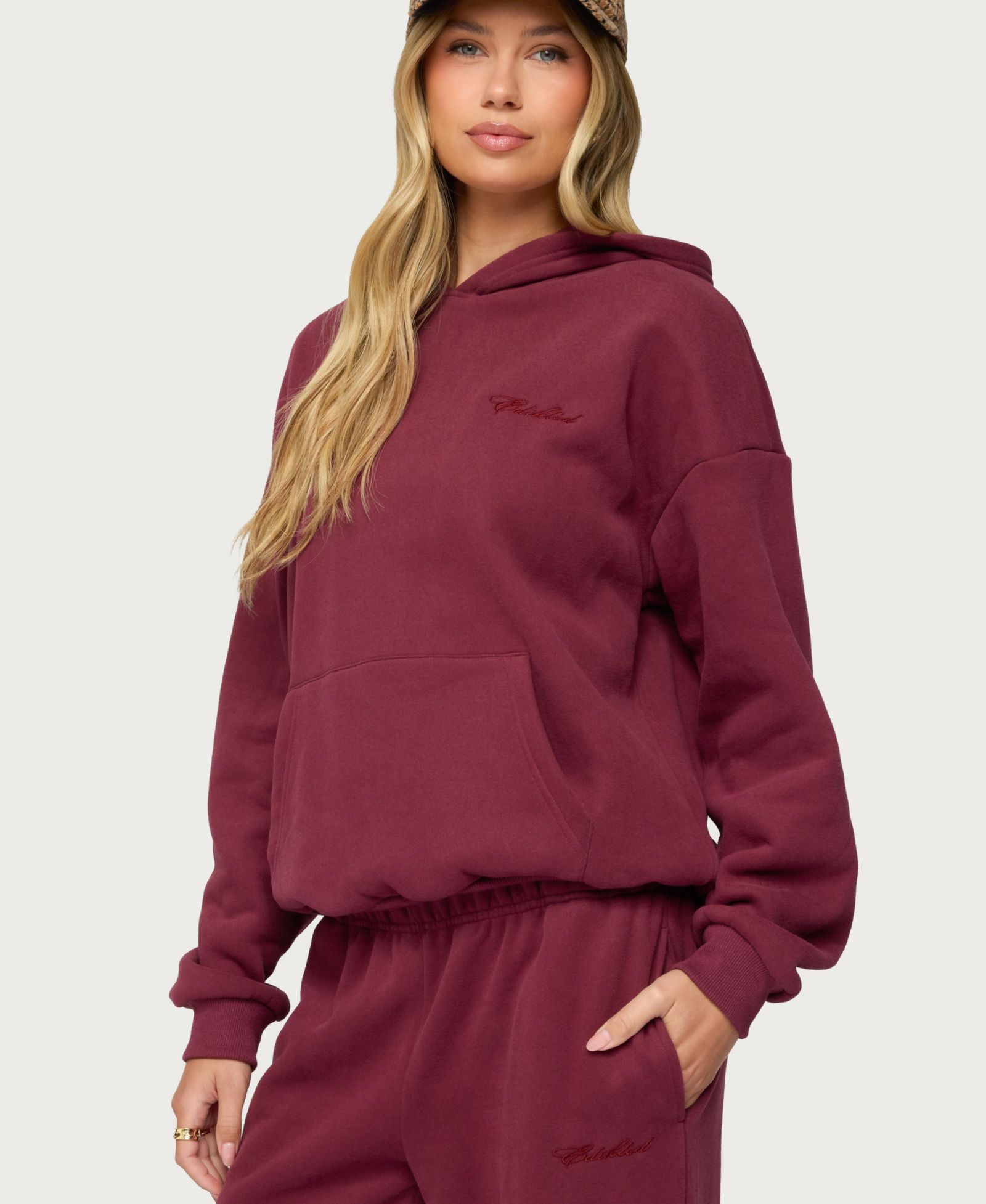 Женский оверсайз худи Edikted Basic Girl