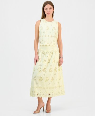 I.N.C. International Concepts Petite Embellished Midi Skirt, Macy's Exclusive