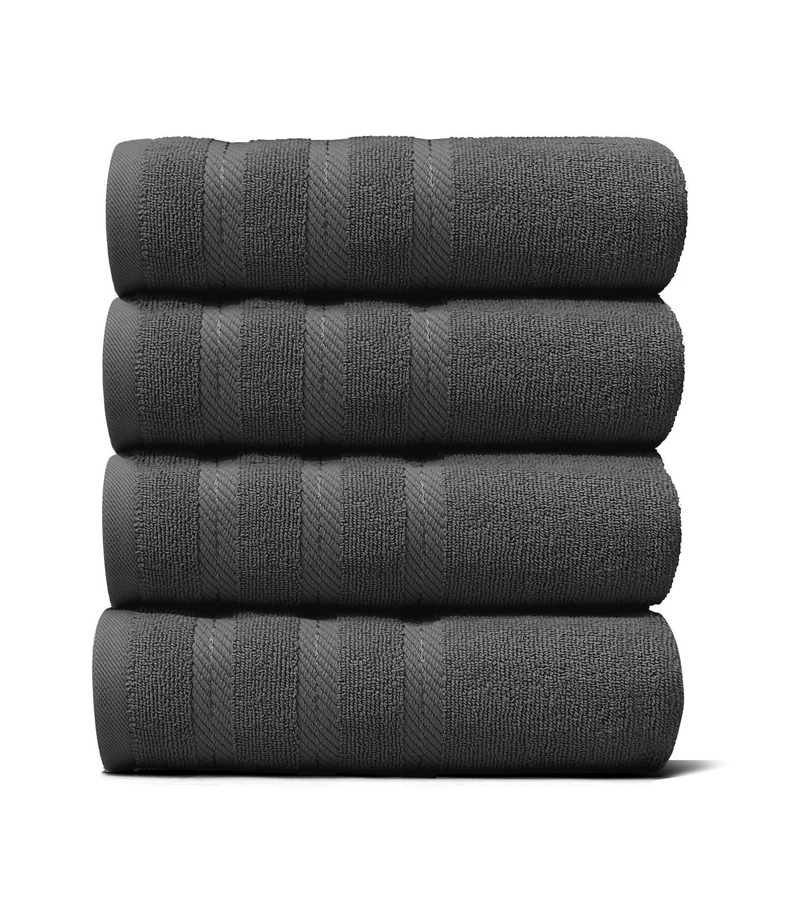 Набор махровых полотенец Hearth & Harbor 100% Ring Spun Cotton, 4 шт.