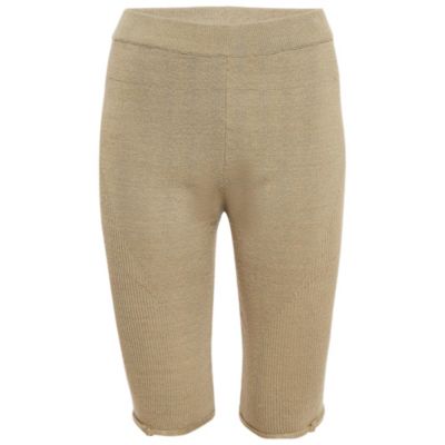 Pre-Owned Jacquemus Женские шорты Sierra из льна, хаки-зеленый