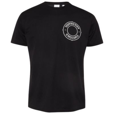 Б/у футболка Burberry Men's Black Printed Cotton Knit Crew Neck