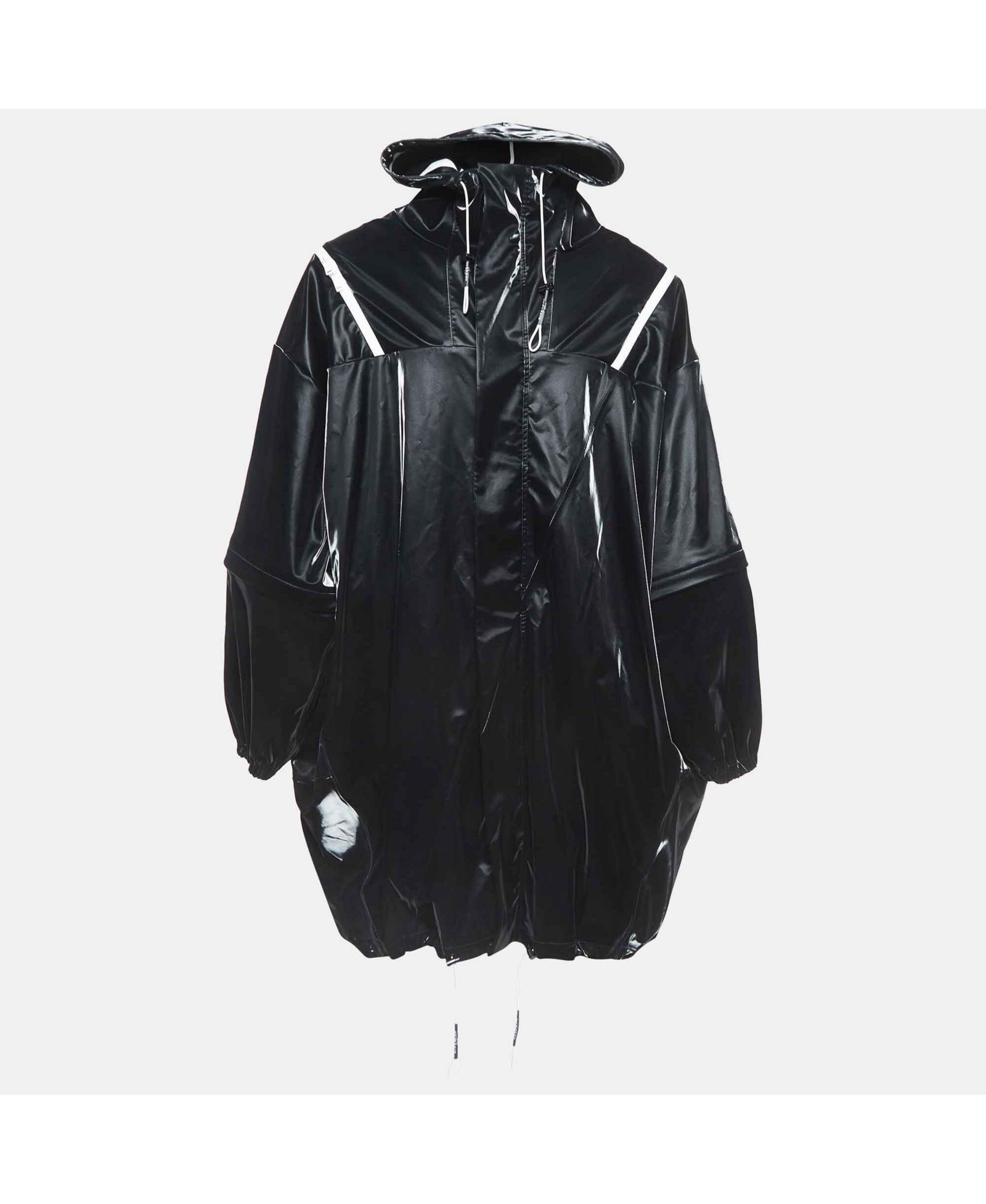 Pre-Owned Givenchy Мужской оверсайз дождевик из синтетики с контрастной отделкой