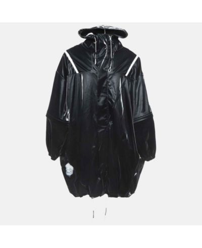 Pre-Owned Givenchy Мужской оверсайз дождевик из синтетики с контрастной отделкой
