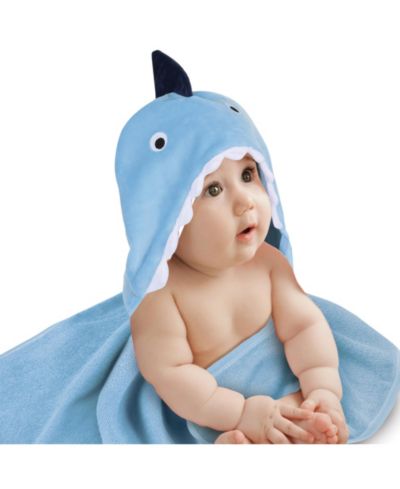 Полотенце для купания Lambs & Ivy Shark Cotton Terry