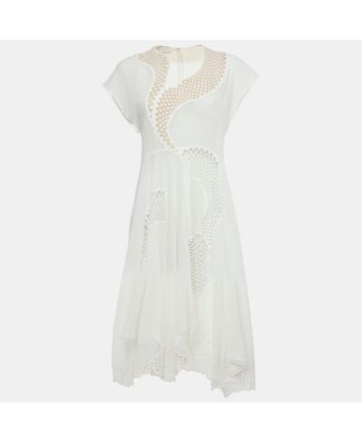 Женское платье Stella Mccartney White Lace Asymmetric