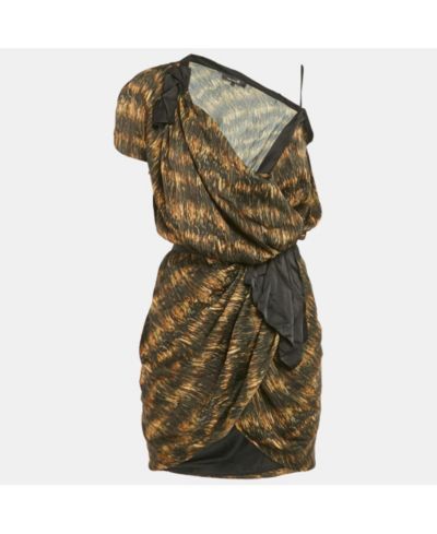 Pre-Owned Isabel Marant Women's Multicolor Satin Dress