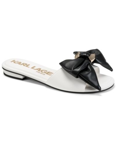 Женские сандалии KARL LAGERFELD PARIS Ciaran Bow Flat