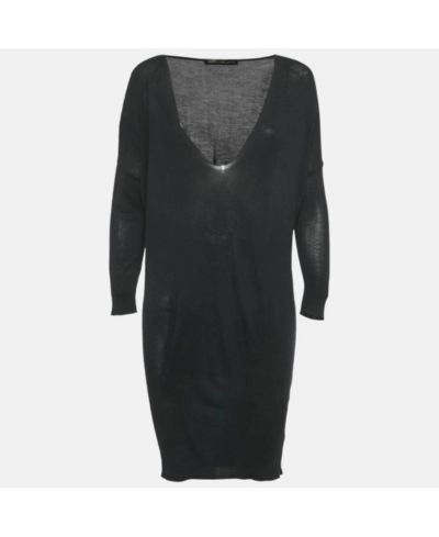 Вязаный свитер Pre-Owned Balenciaga Women's Black Knit Sweater