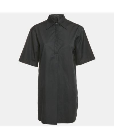 Женская черная хлопковая туника Dolce & Gabbana Oversize, б/у