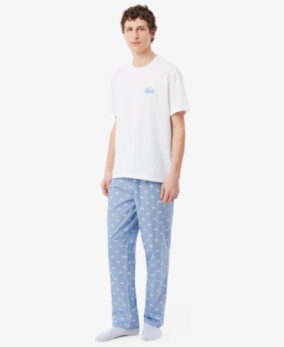 Мужской комплект Lacoste Short-Sleeve T-Shirt and Pajama Pants, 2-Piece Set