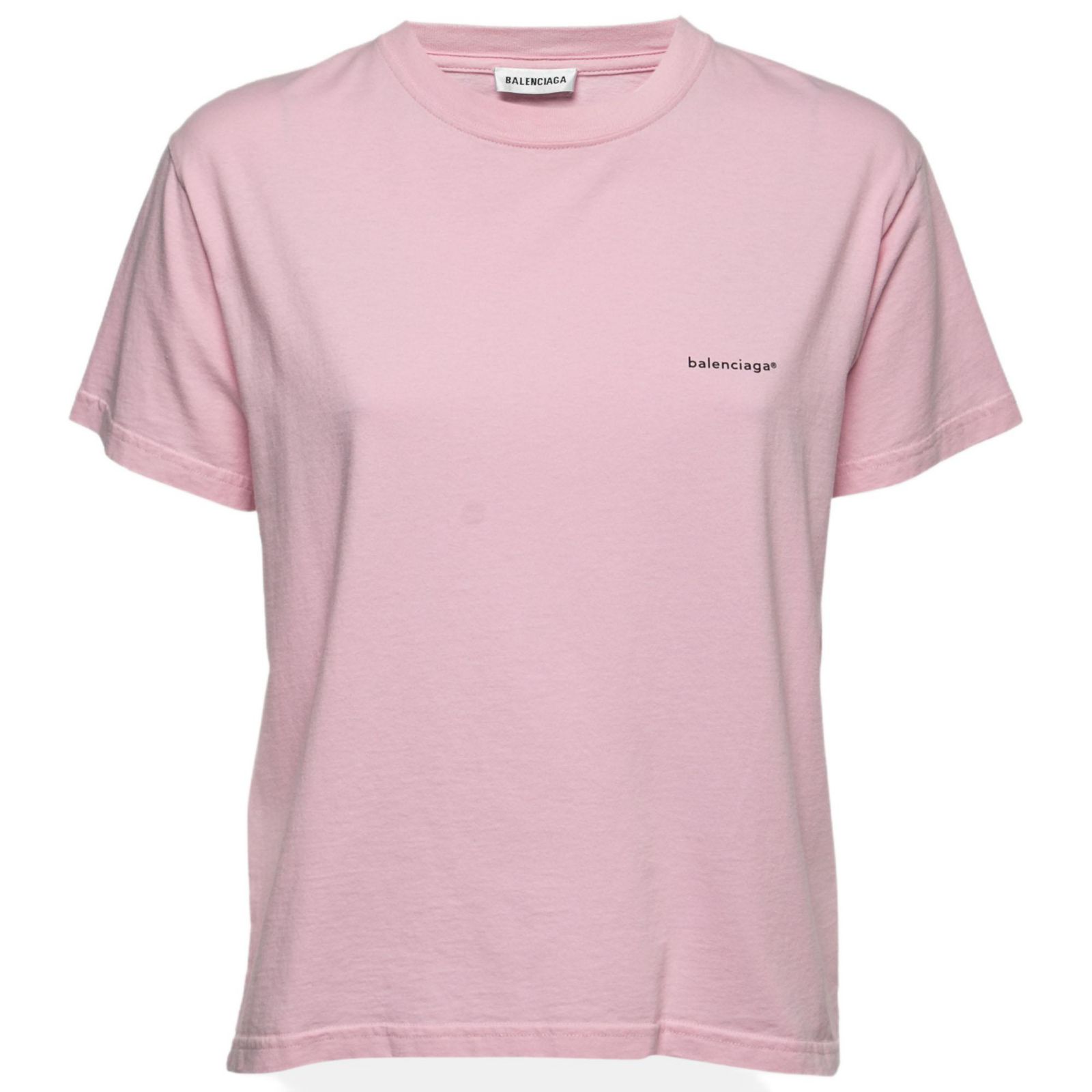 Pre-Owned Balenciaga Women's Pink Cotton Top