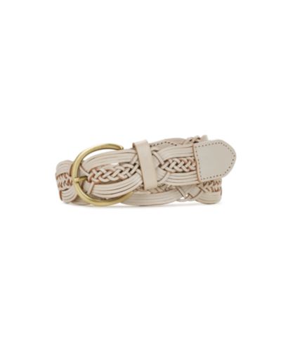 Женский кожаный ремень Patricia Nash Melissa Braided Leather Belt