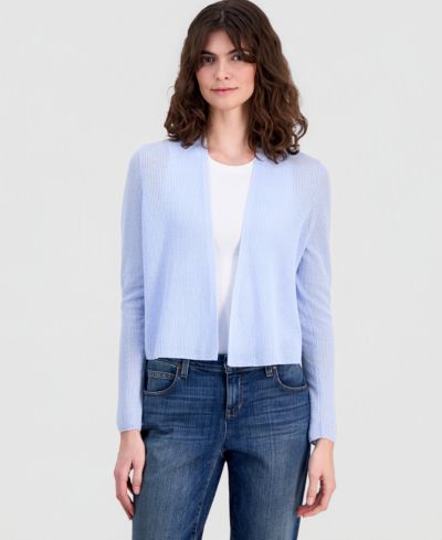 Eileen Fisher Women's Linen Cotton Open-Front Cardigan
